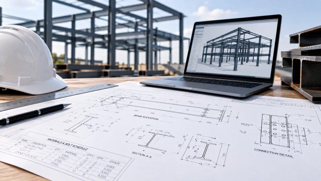 structural steel shop drawings
